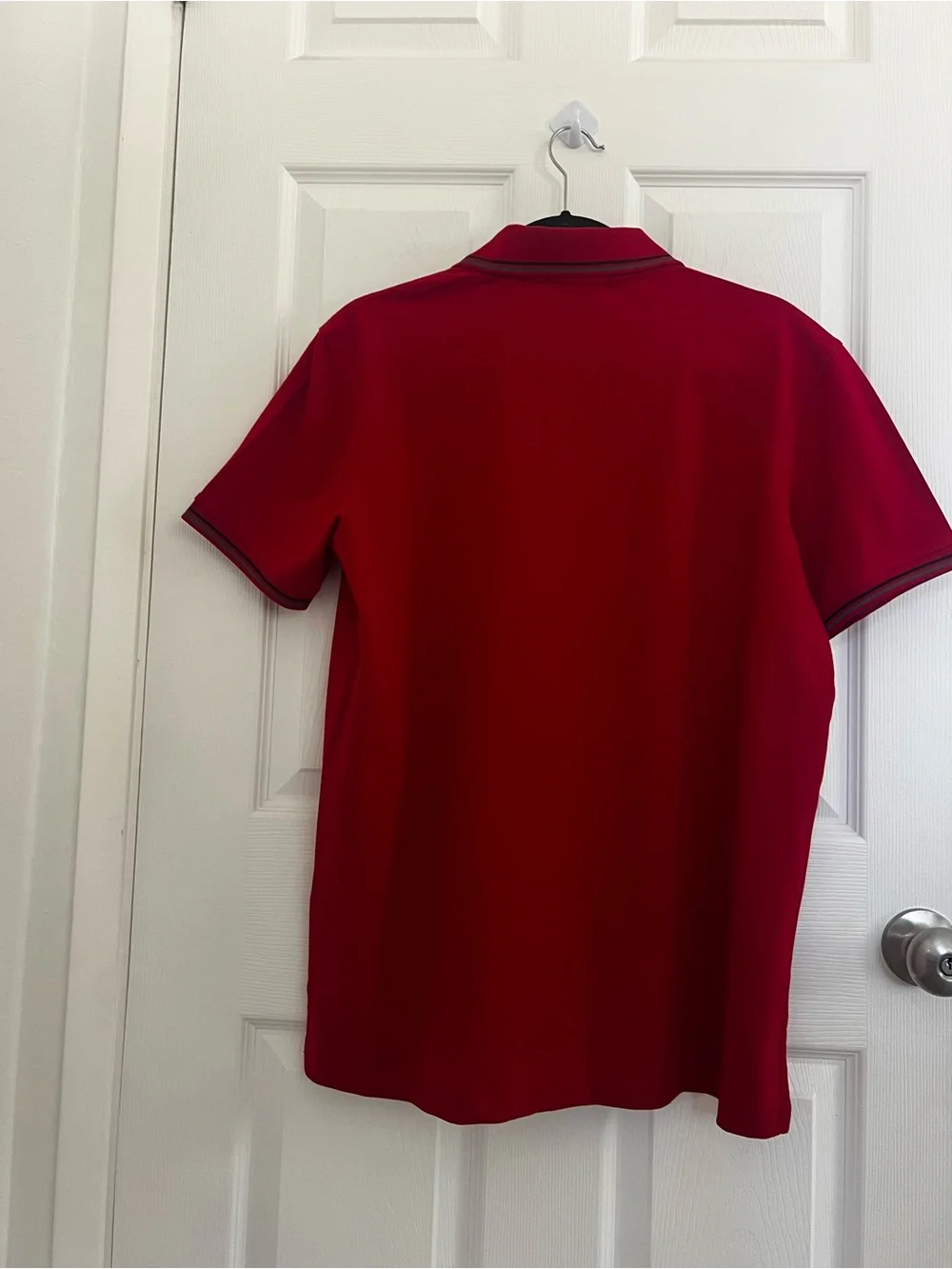 Ralph Lauren Red Polo with Contrast Trim